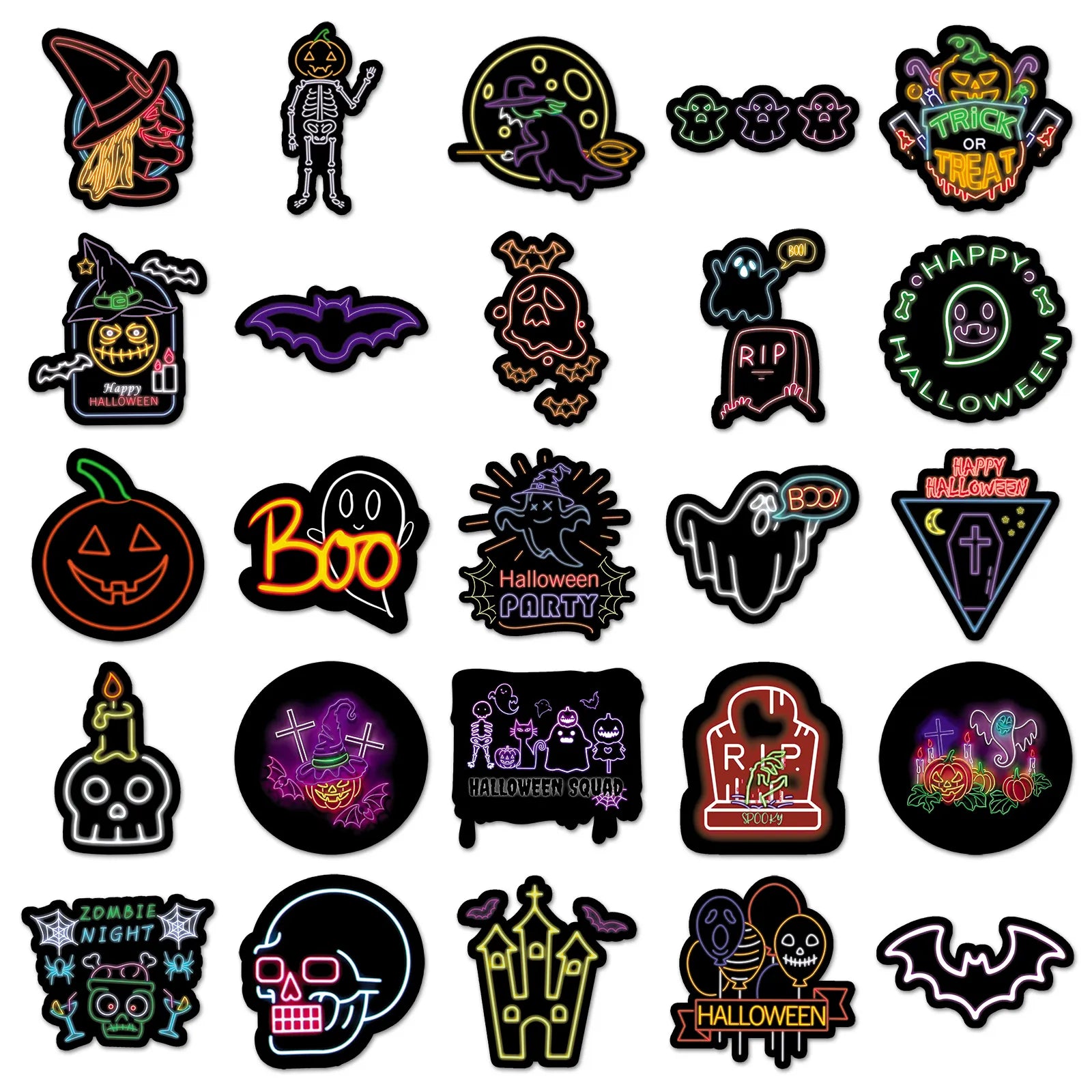 Halloween Stickers Pack (50pcs)