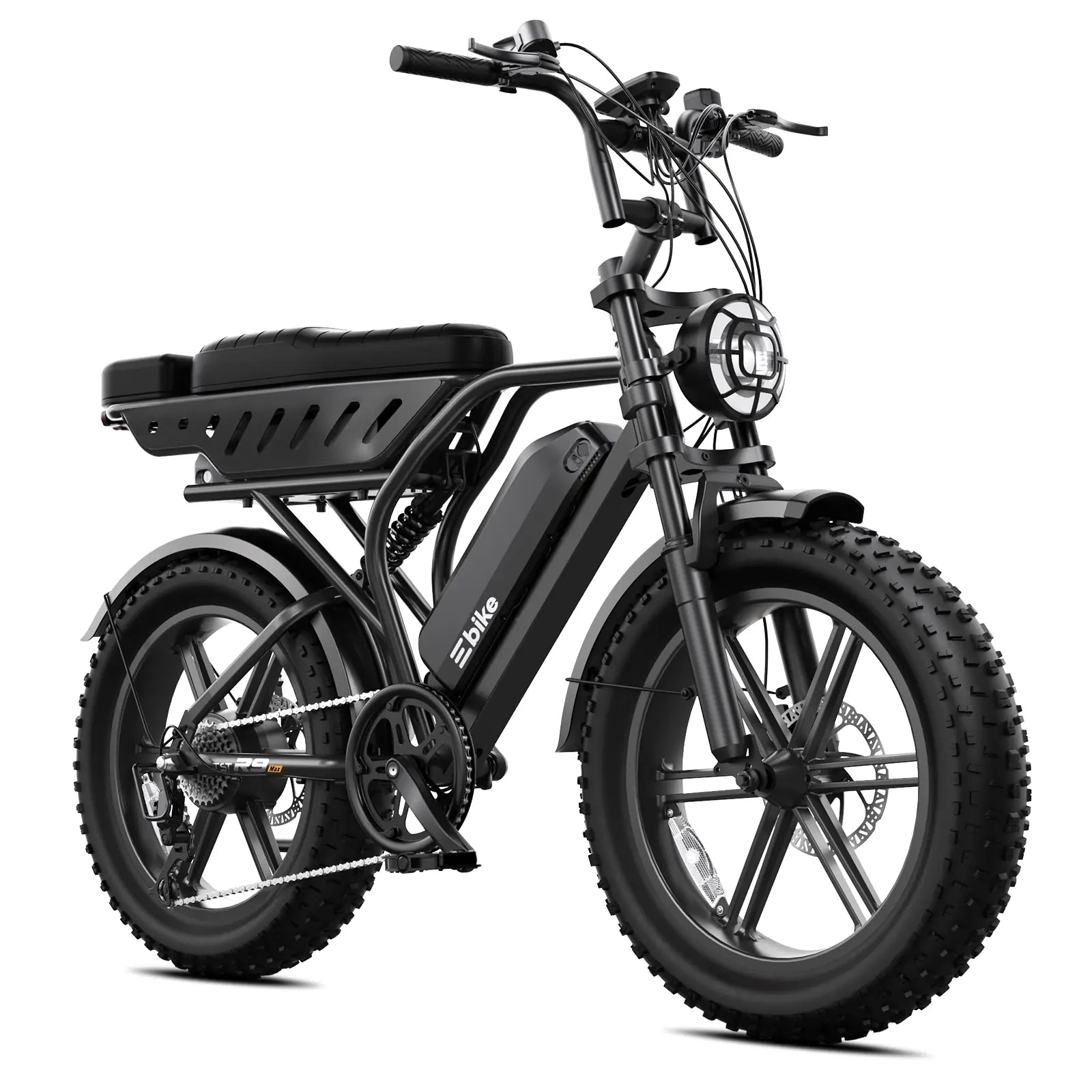 TST R9 1500W Full-Suspension Moped Style Electric Bike (2026 Model)
