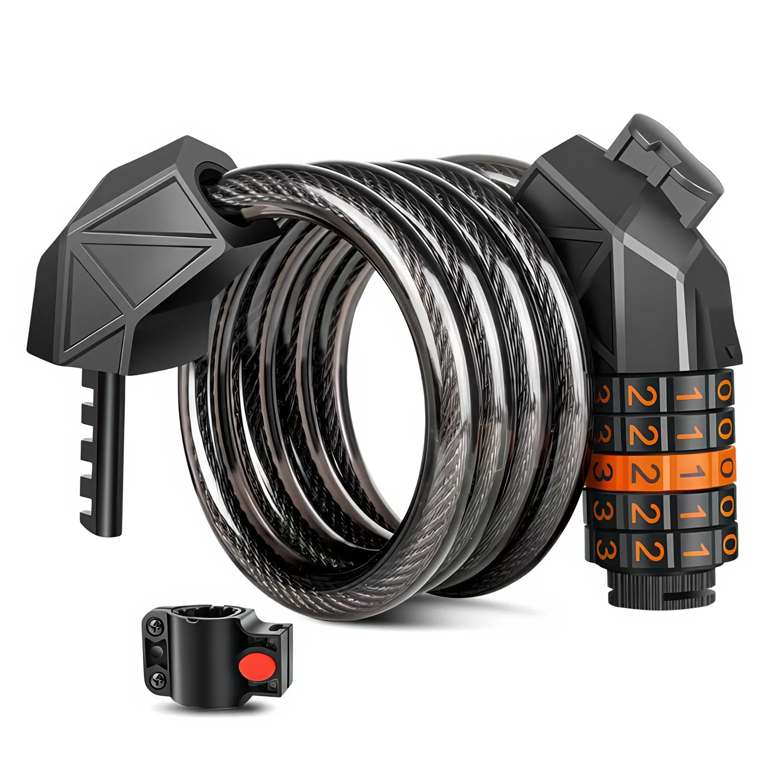 TST®Handlebar Bag + Phone Holder + Bike Lock Set