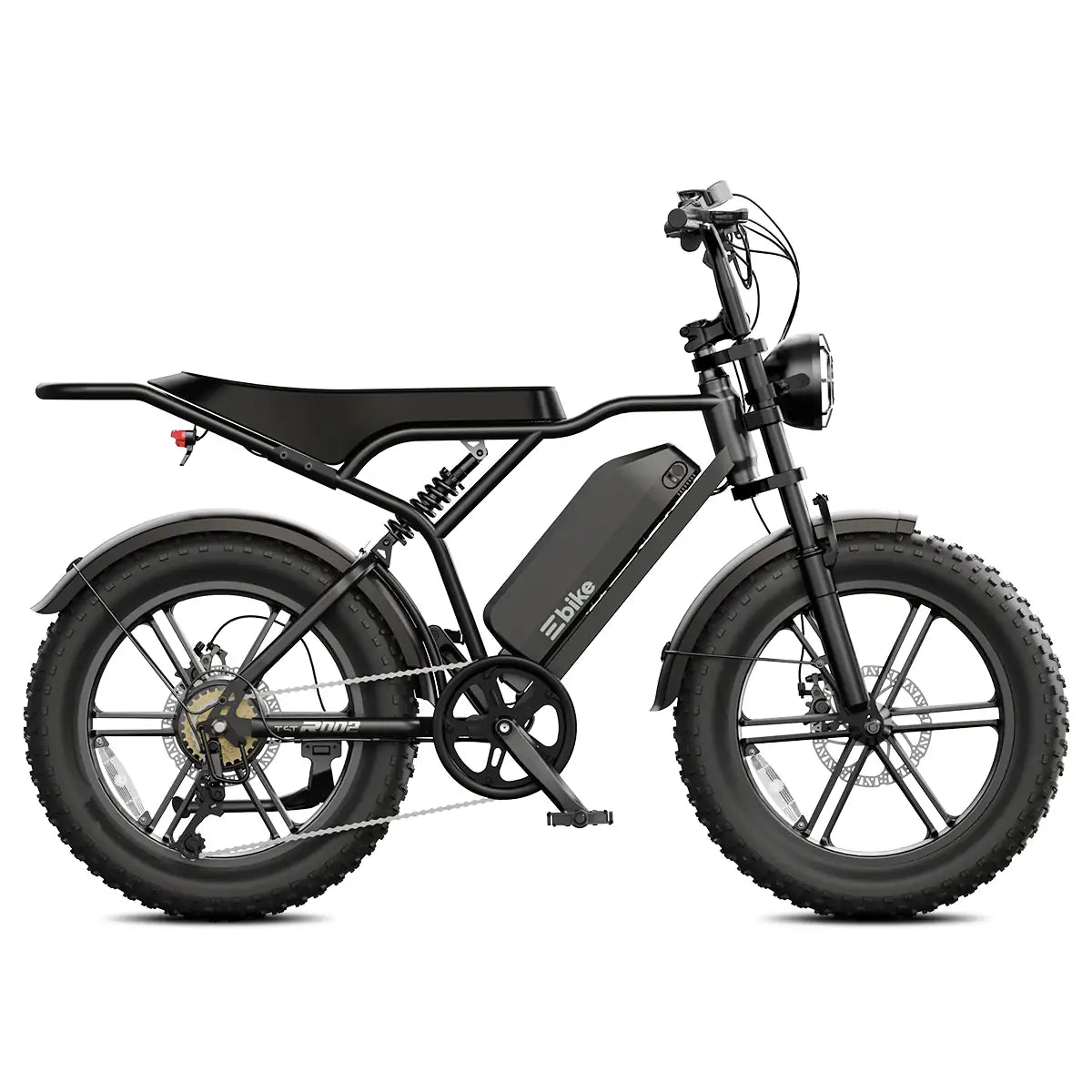 TST® R002 20'' 1500W Full Suspension Moped-style Electric Bike