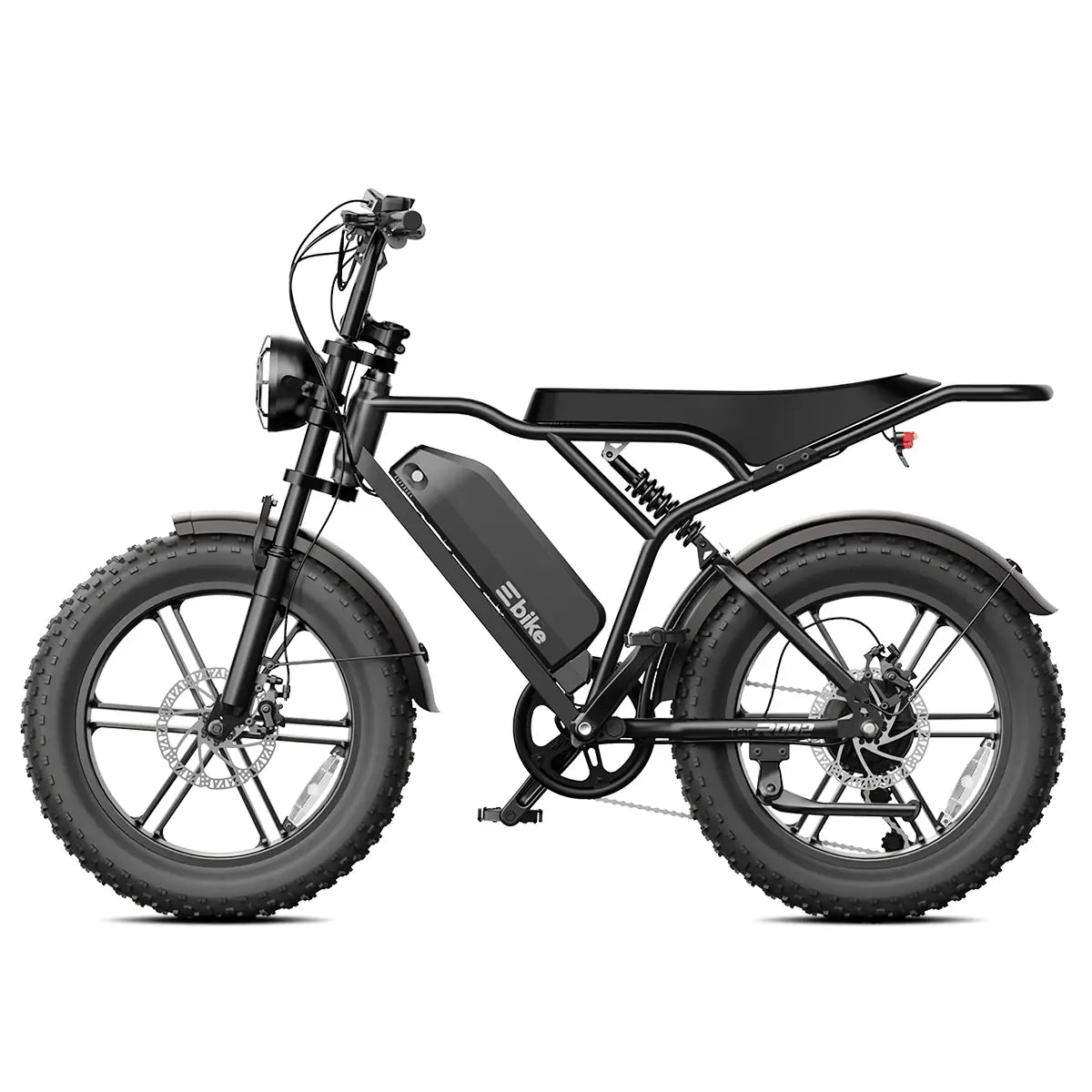 TST® R002 20'' 1500W Full Suspension Moped-style Electric Bike