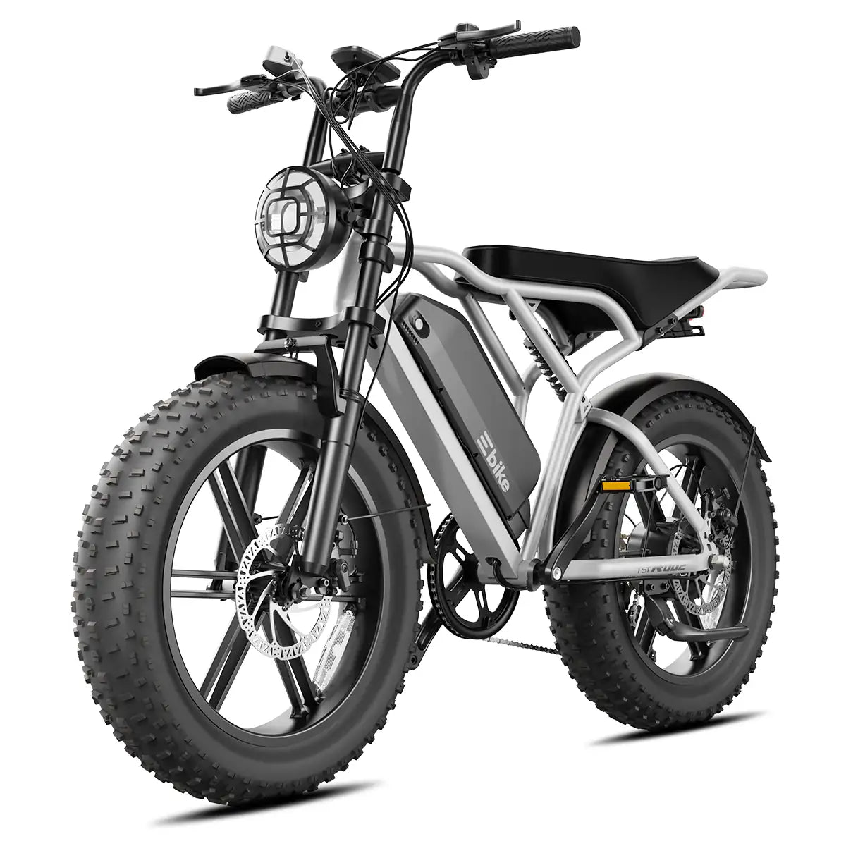 TST® R002 20'' 1500W Full Suspension Moped-style Electric Bike