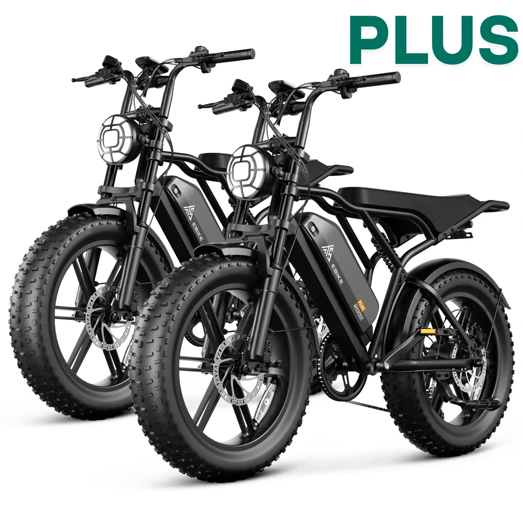 TST® R002 20'' 1500W Full Suspension Moped-style Electric Bike