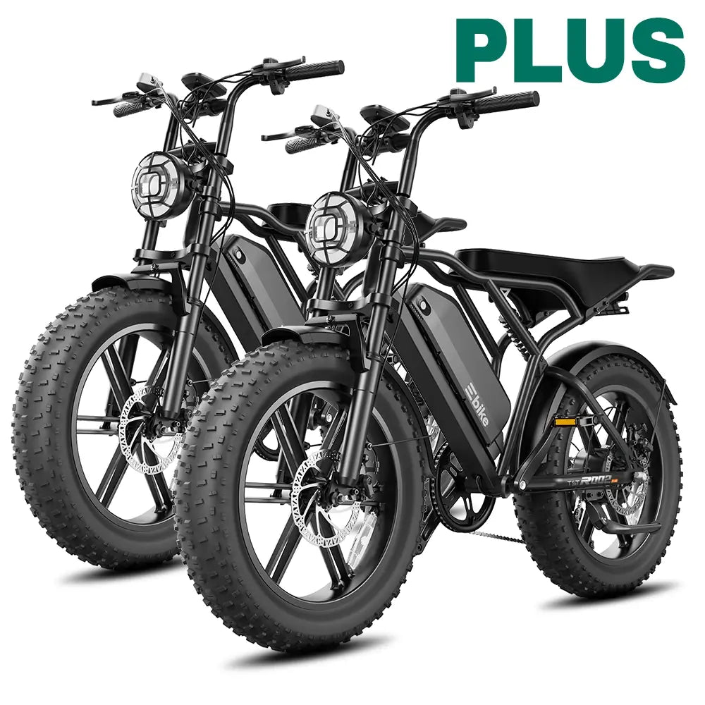 TST® Combo Sale R002 20" Full Suspension Moped-Style Ebike