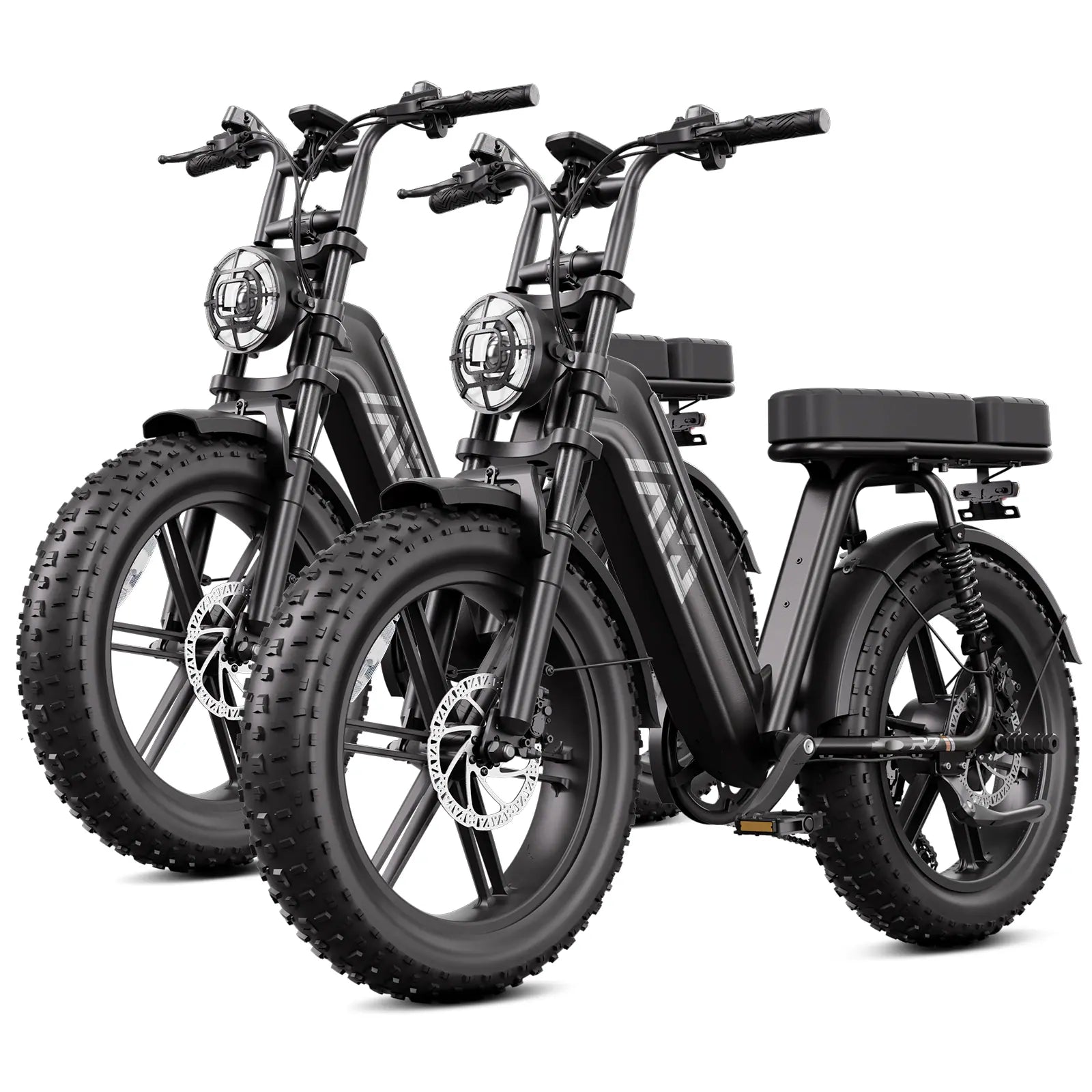 TST® Combo Sale R7 1500W Full Suspension Electric Cargo Bike