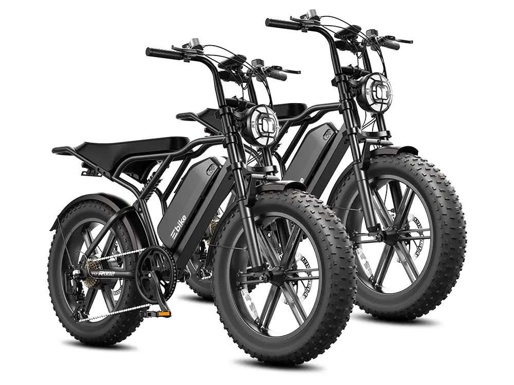 TST® Combo Sale R002 20" Full Suspension Moped-Style Ebike
