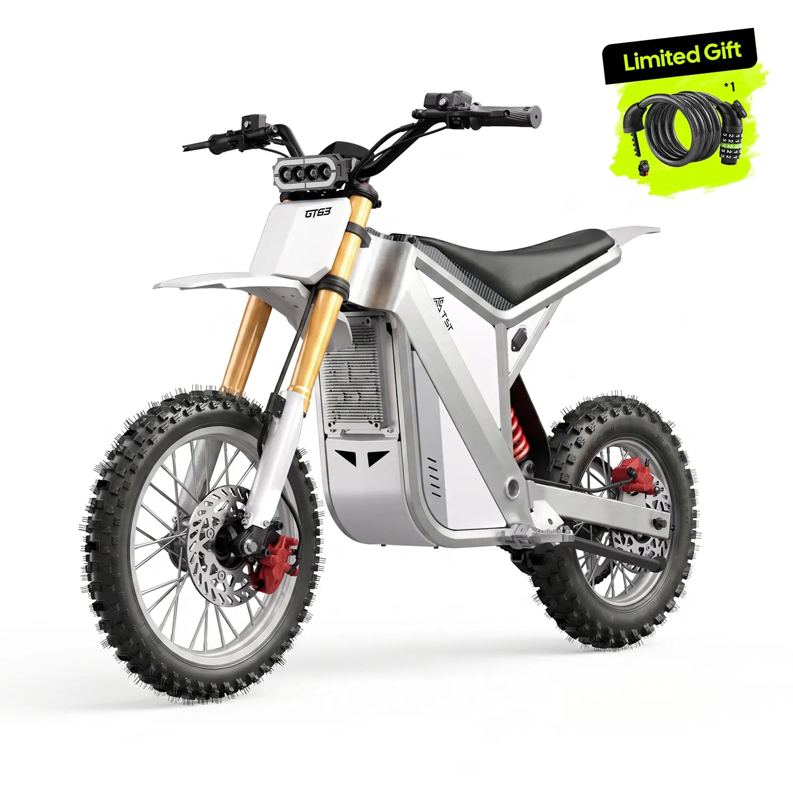 TST® GT63 2600W Electric Dirt Bike for Teens & Adults