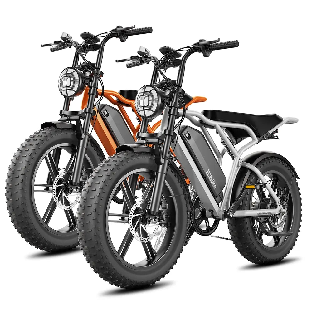 TST® Combo Sale R002 20" Full Suspension Moped-Style Ebike