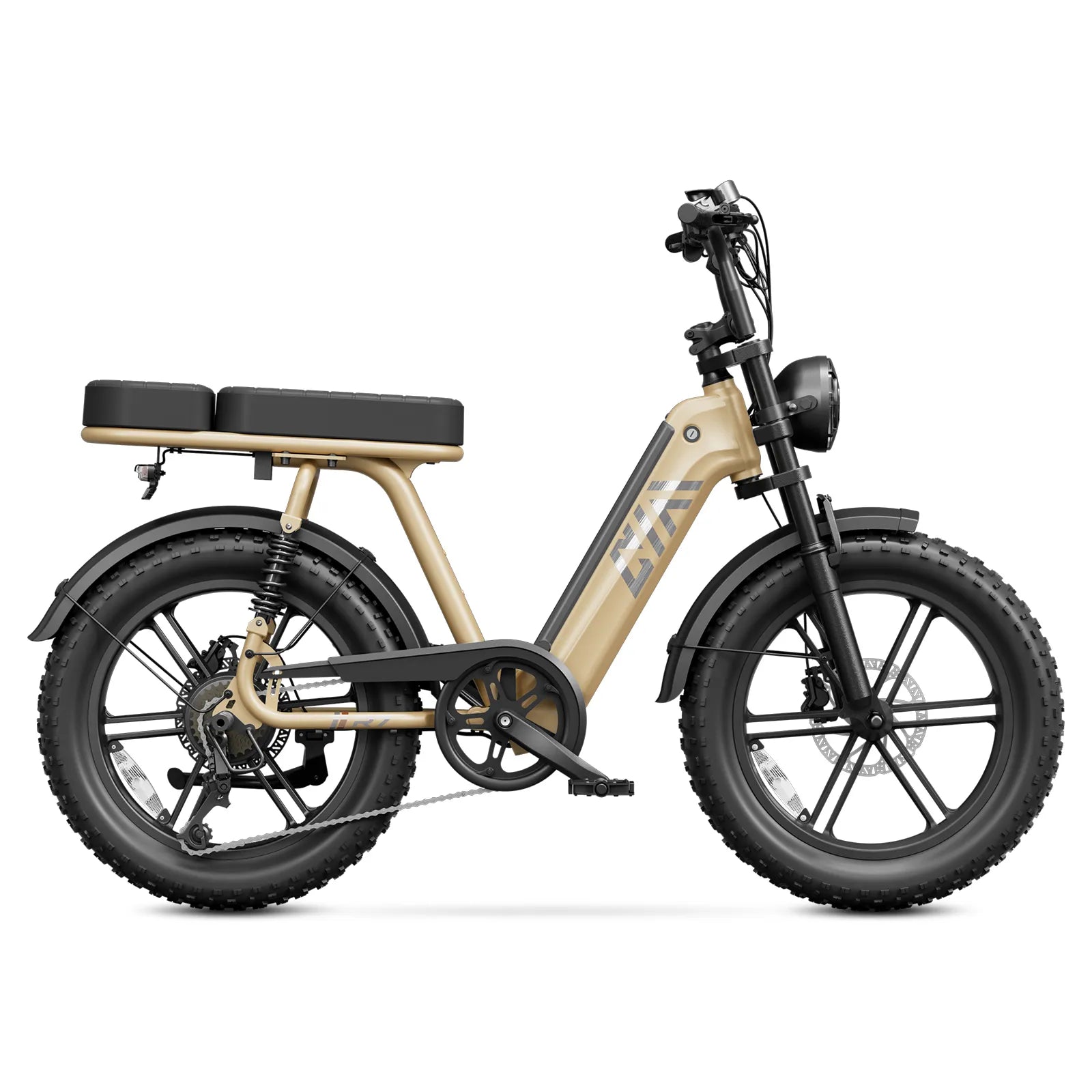 TST® R7 Moped Style 1500W Full Suspension Electric Cargo Bike | 2026 New Model