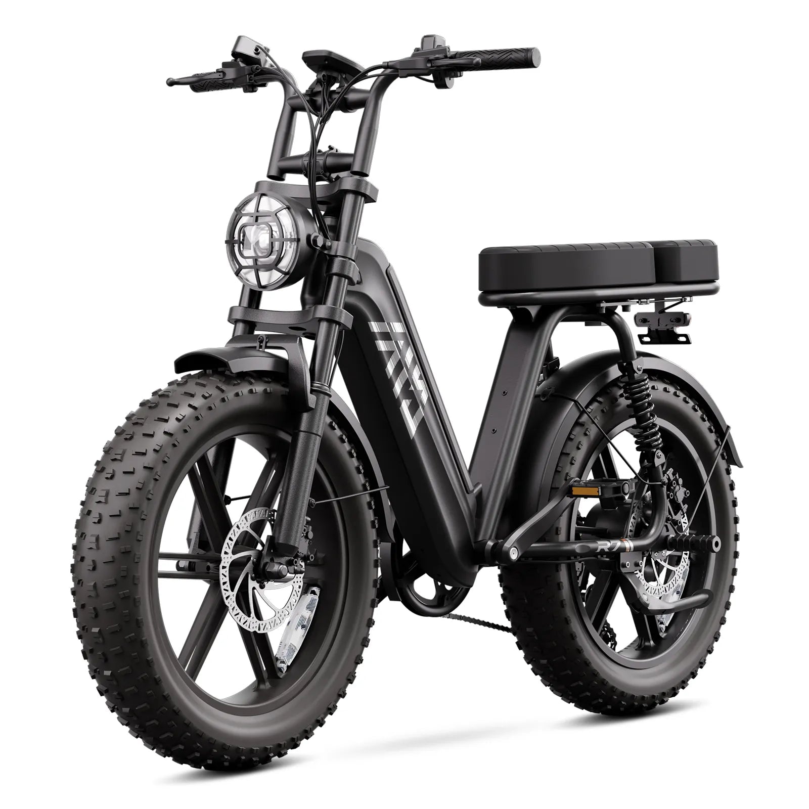 TST® R7 Moped Style 1500W Full Suspension Electric Cargo Bike | 2026 New Model