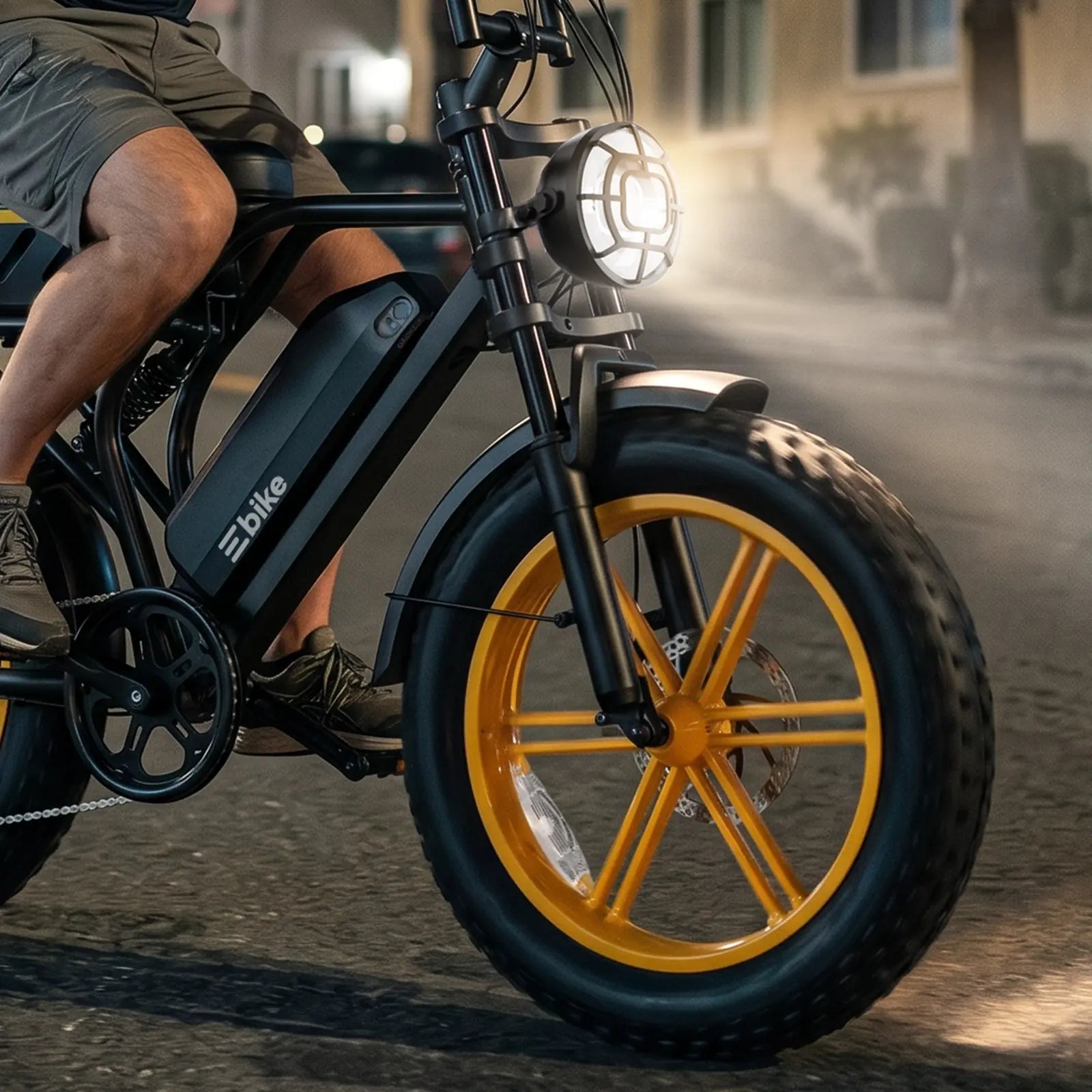 TST R9 1500W Full-Suspension Moped Style Electric Bike (2026 Model)