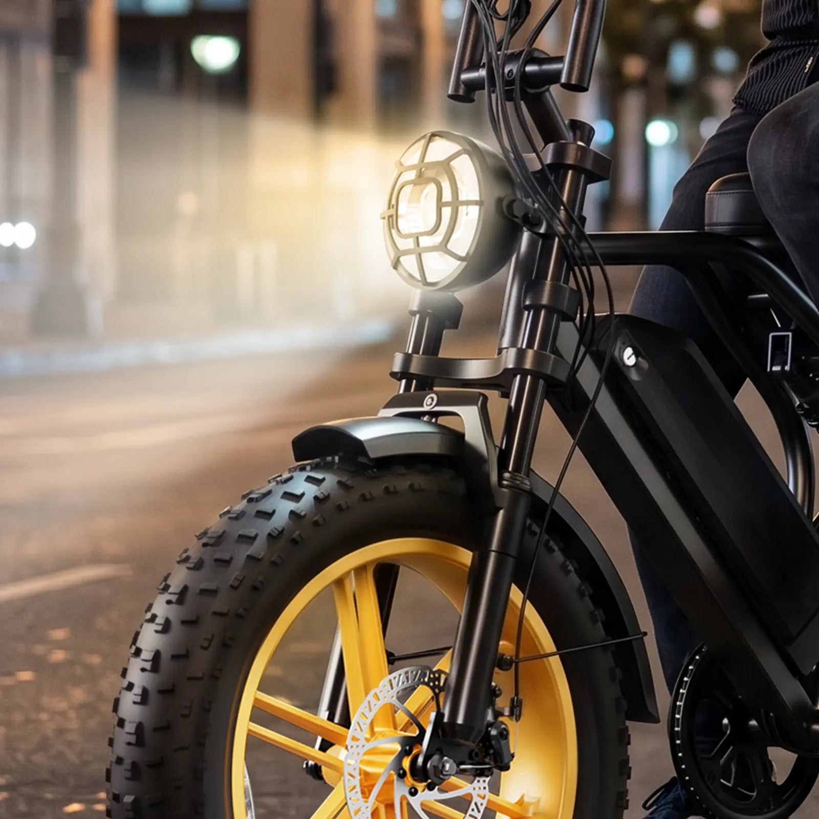 TST R9 1500W Full-Suspension Moped Style Electric Bike (2026 Model)