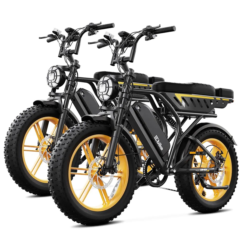 TST® Combo Sale R9 1500W Full-Suspension Moped Style Electric Bike