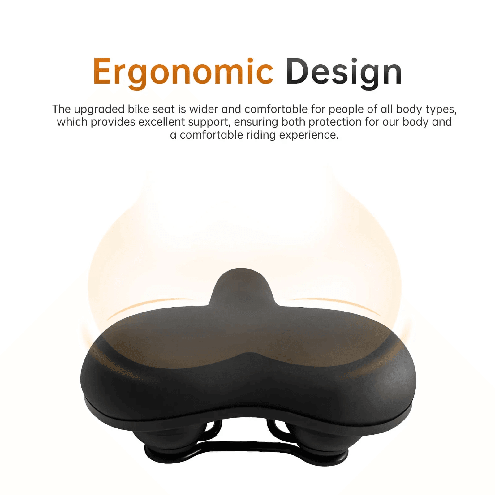 Universal Oversized Cushion Ebike Seat - TST Ebike