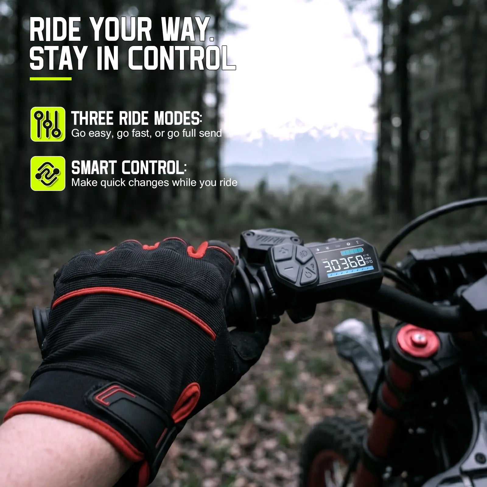 TST® GT63 14" 2400W 210Nm Electric Dirt Bike