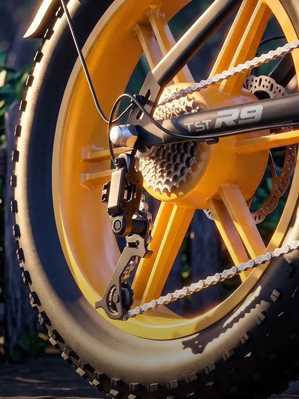 TST® R9 Long-Range E-bike | max range 130 Miles