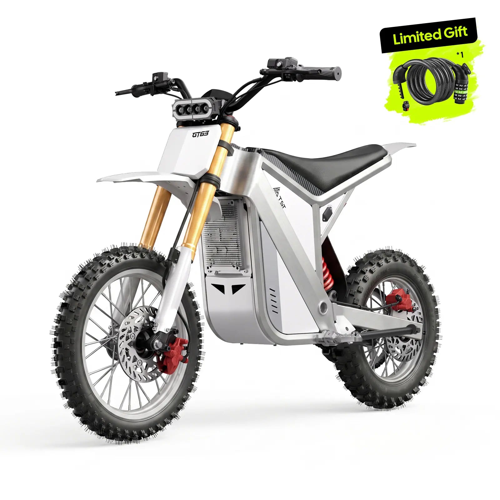 TST® GT63 2600W Electric Dirt Bike for Teens & Adults