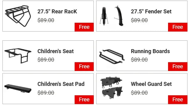 Cargo Free accessories