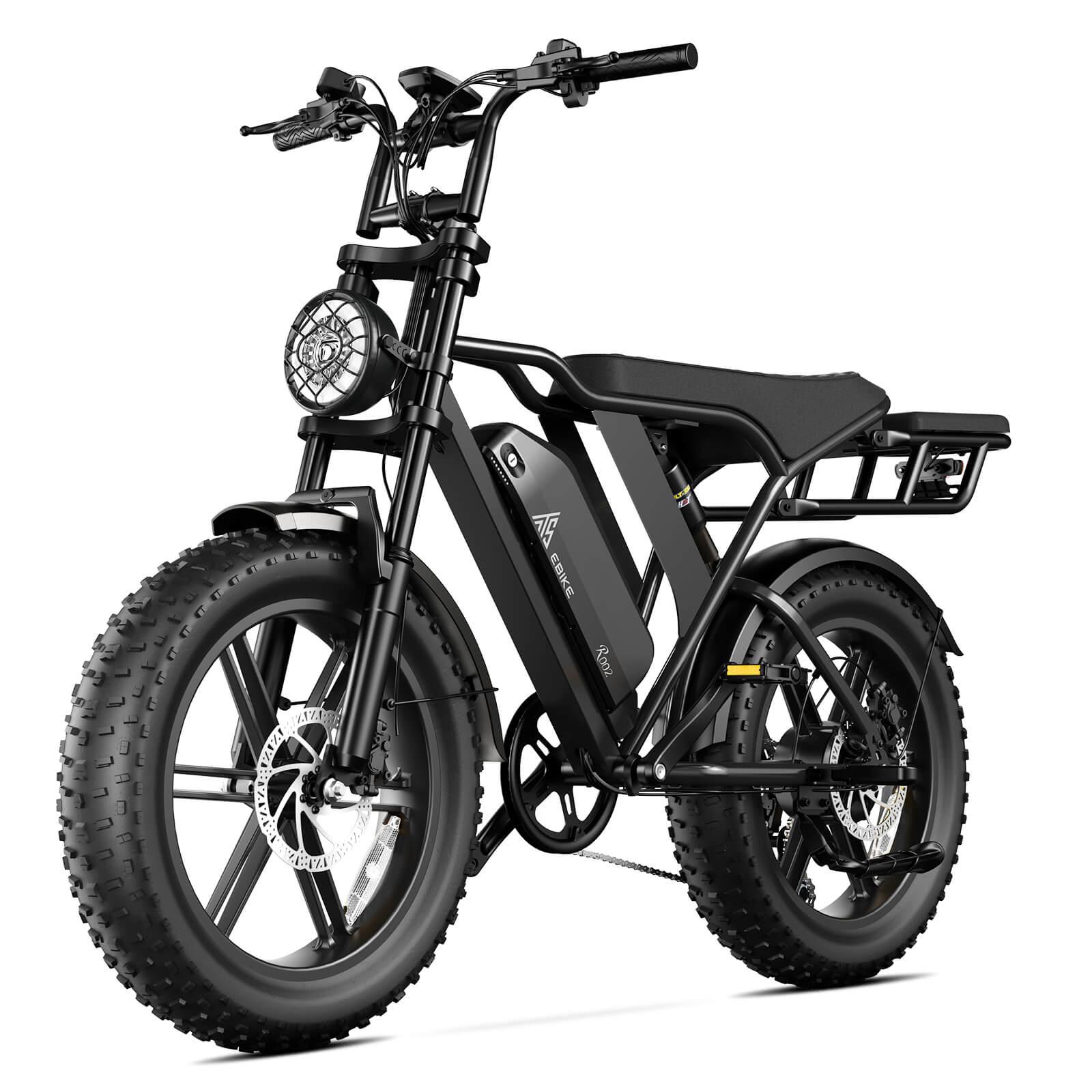 TST® R002 20'' 1300W Full Suspension Moped-style Electric Bike - TST Ebike