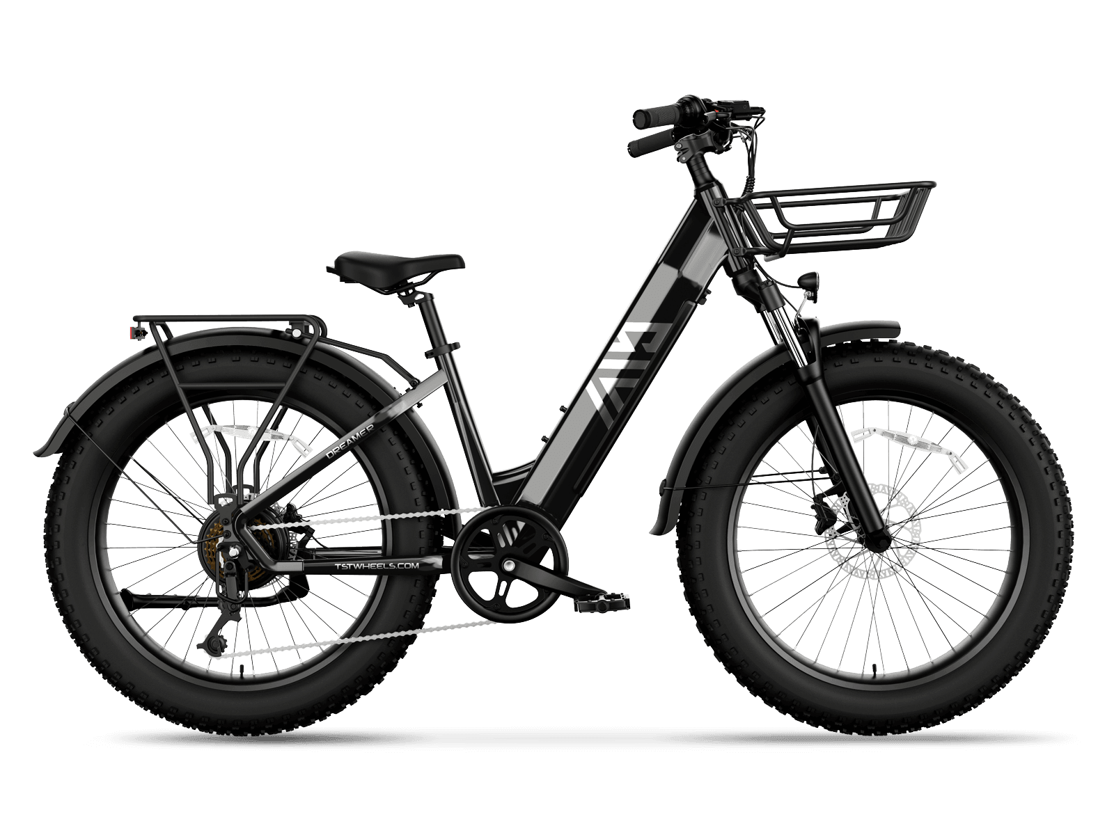 TST Combo Sale Dreamer 26 Step Thru Fat Tire Electric Bike