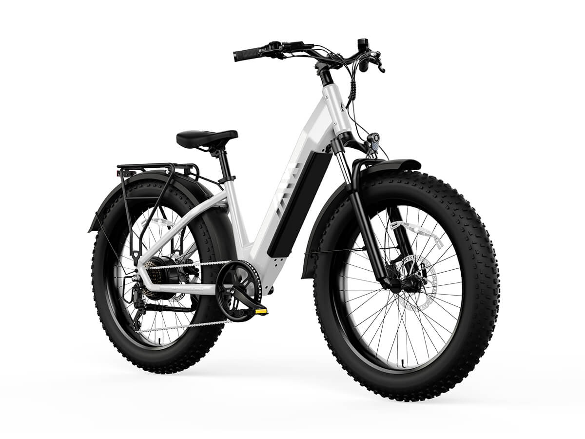 TST® Dreamer 26" Step-Thru Fat Tire Electric Bike
