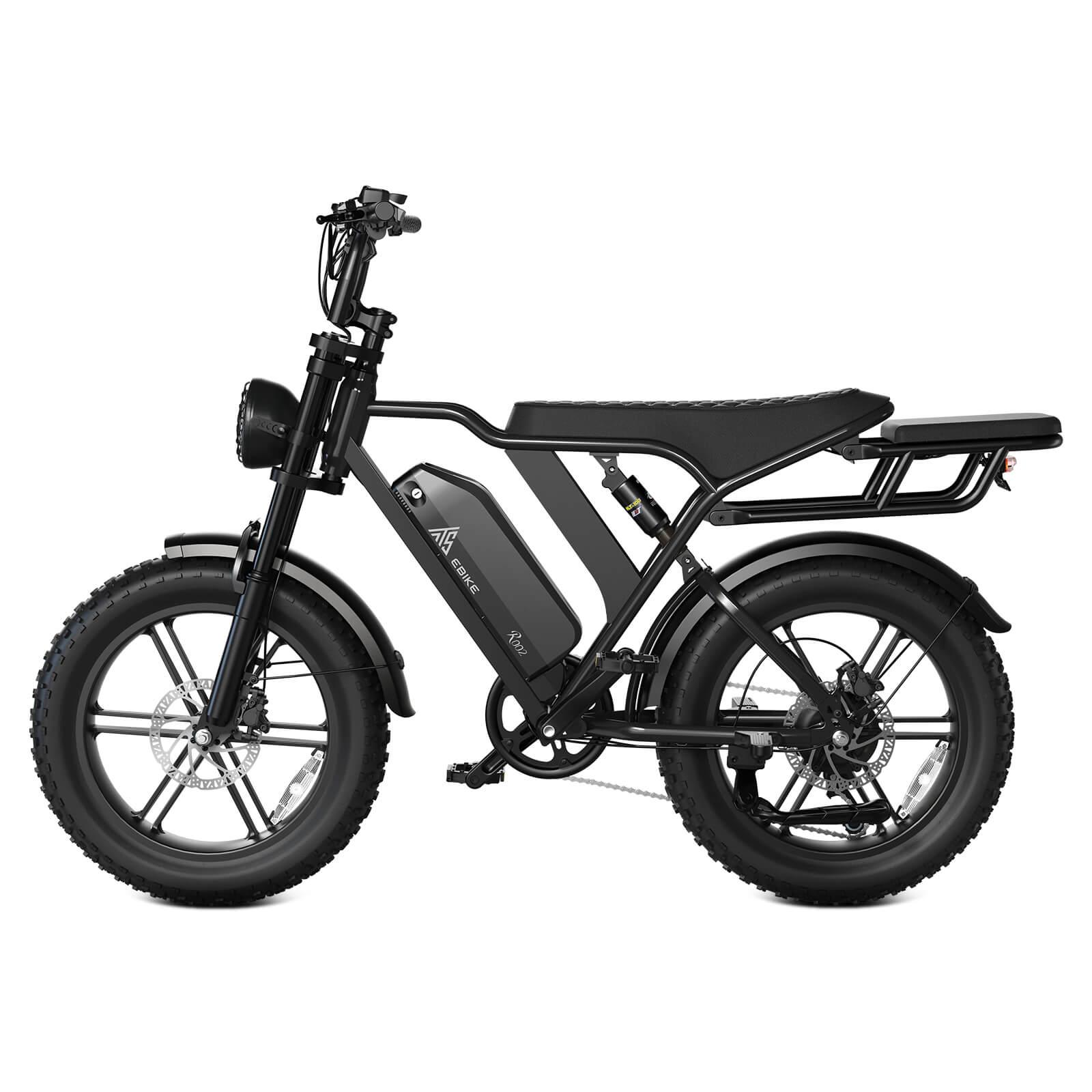 TST® R002 20'' 1300W Full Suspension Moped-style Electric Bike - TST Ebike