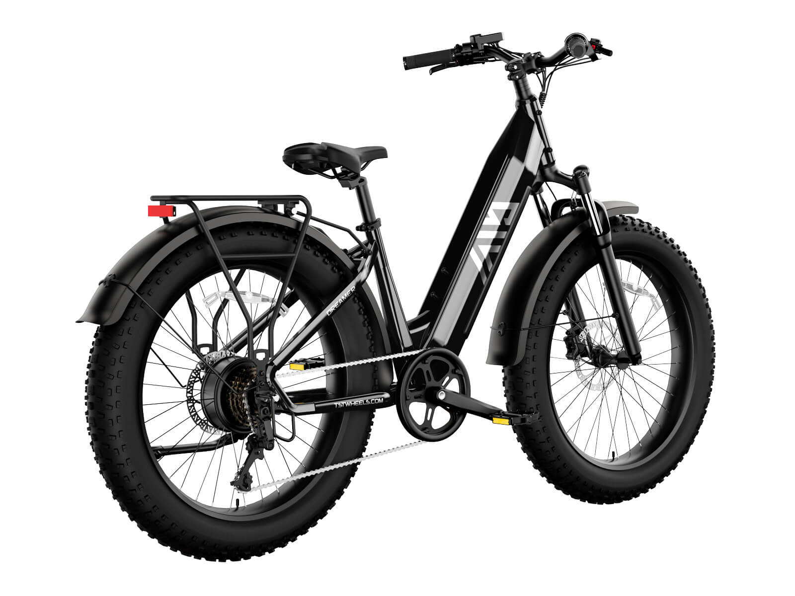 TST® Combo Sale Dreamer 26" Step-Thru Fat Tire Electric Bike