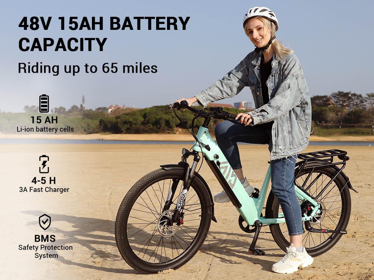 TST® Combo Sale Surfer 27.5" Step-Thru Commuter eBike - TST Ebike