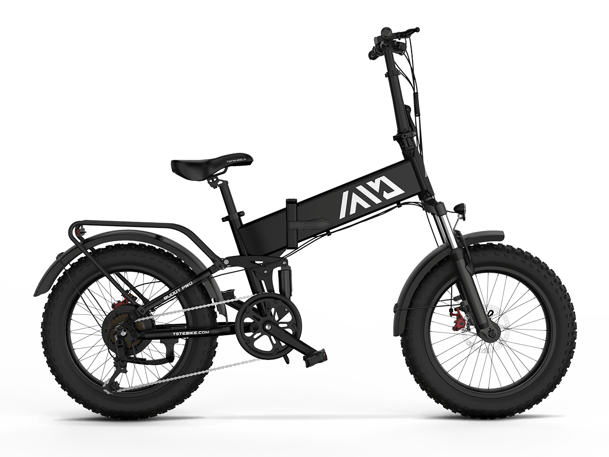 TST® Buddy Pro 20'' Full Suspension Folding Ebike - TST Ebike