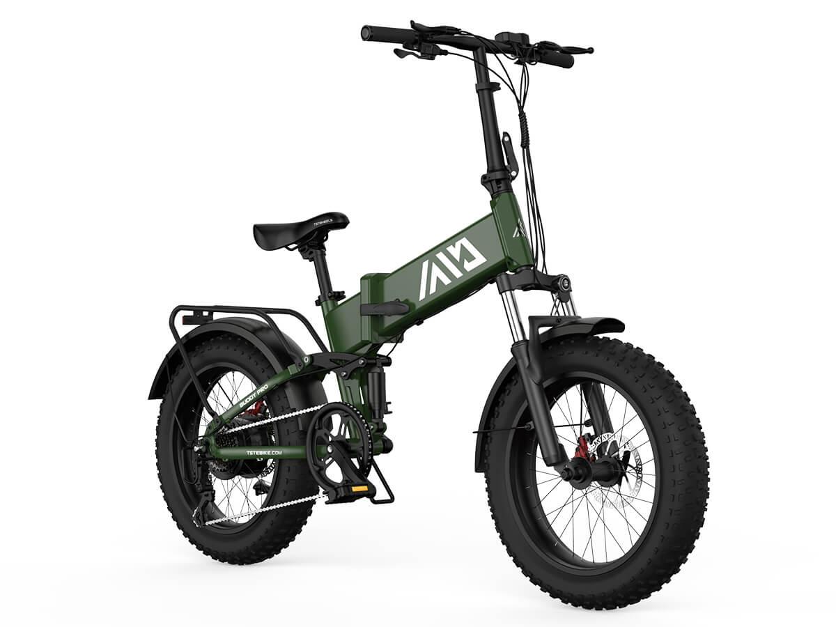 TST® Buddy Pro 20'' Full Suspension Folding Ebike - TST Ebike