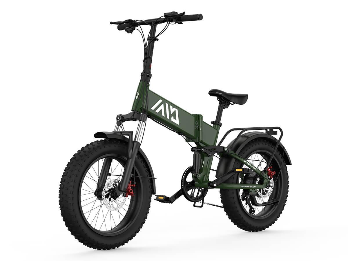 TST® Buddy Pro 20'' Full Suspension Folding Ebike - TST Ebike