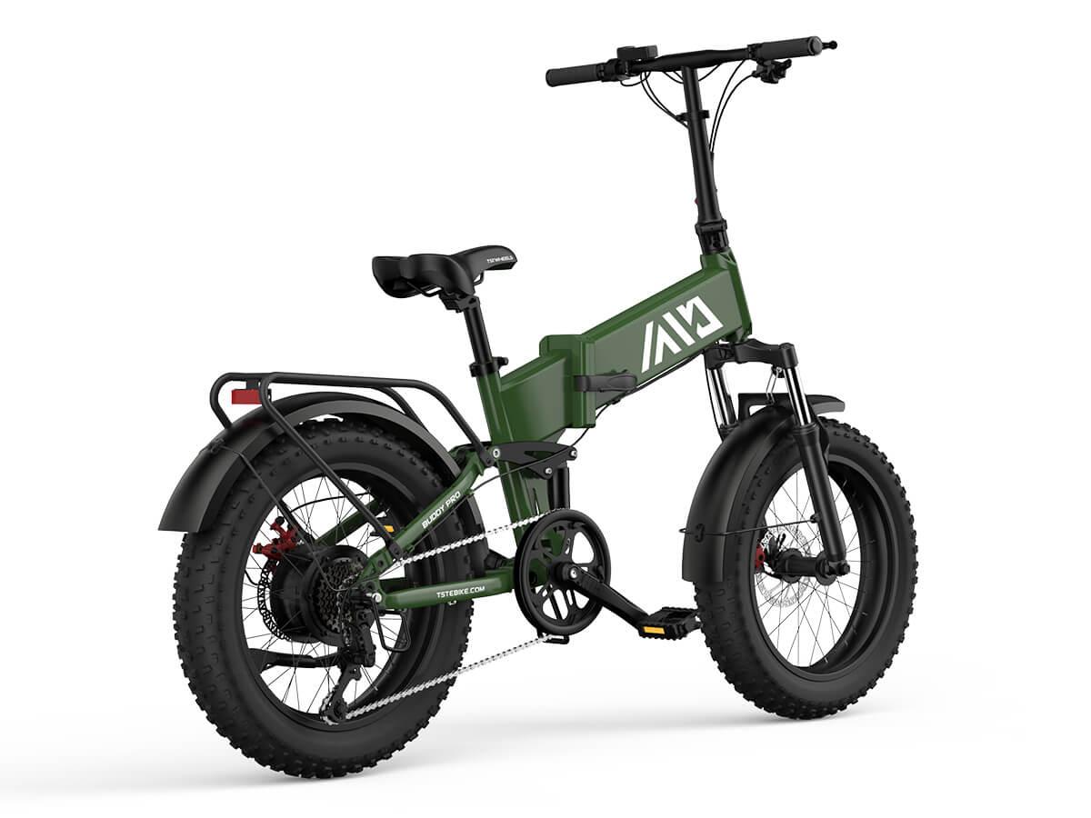 TST® Buddy Pro 20'' Full Suspension Folding Ebike - TST Ebike