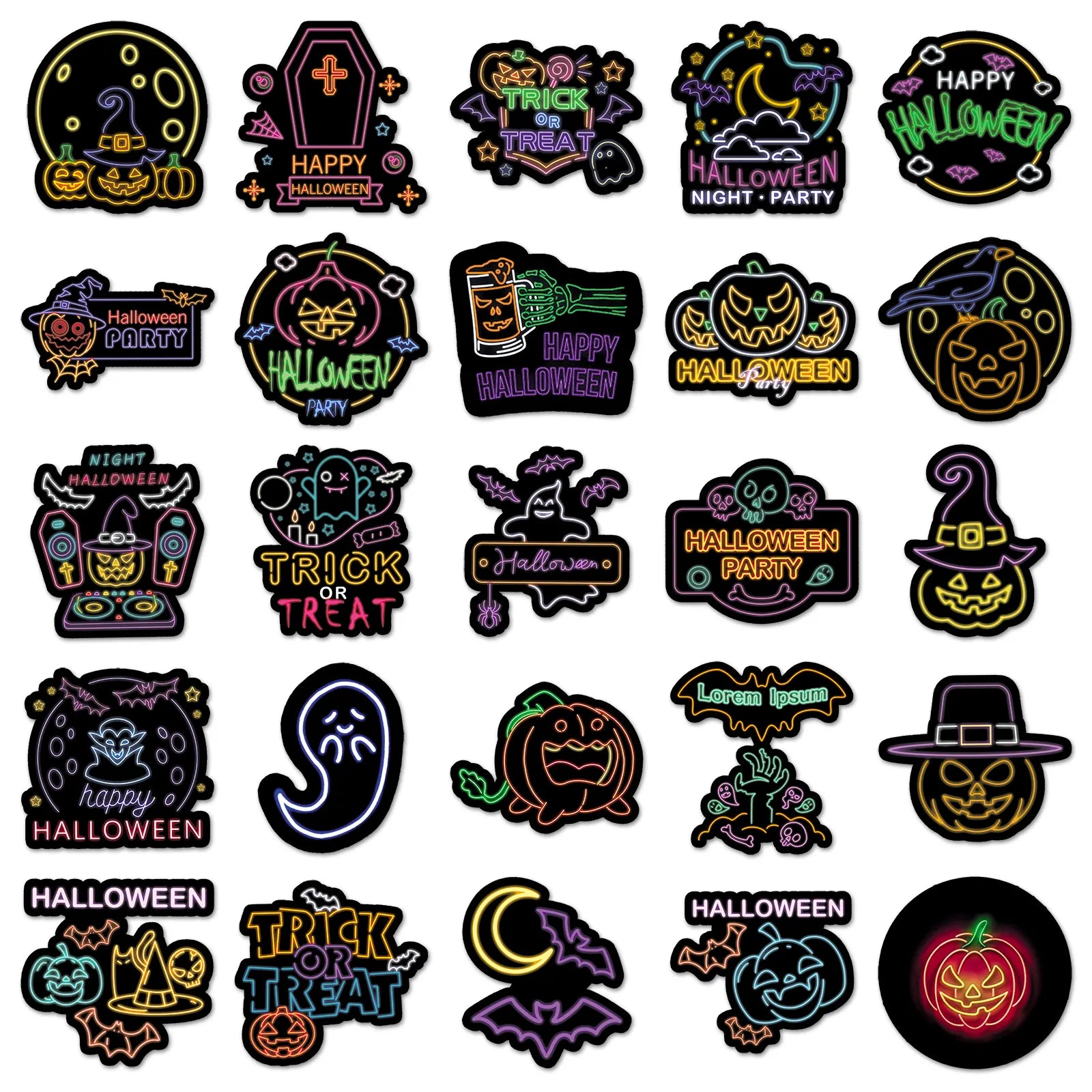 Halloween Stickers Pack (50pcs)