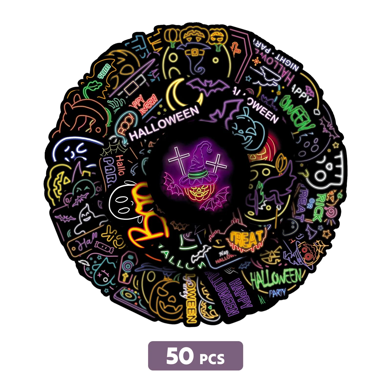 Halloween Stickers Pack (50pcs)