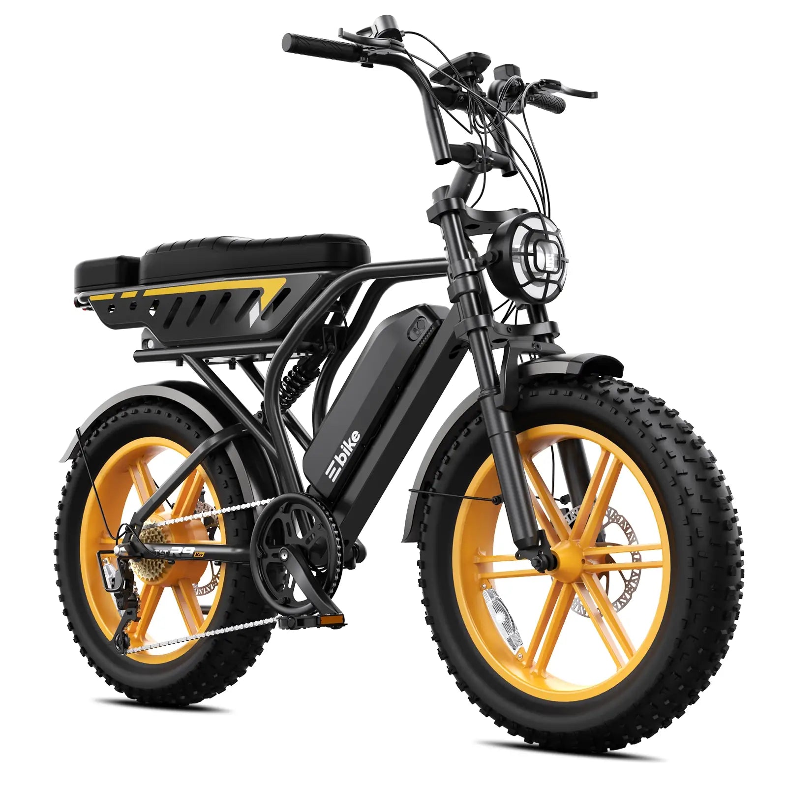 TST R9 1500W Full-Suspension Moped Style Electric Bike (2026 Model)