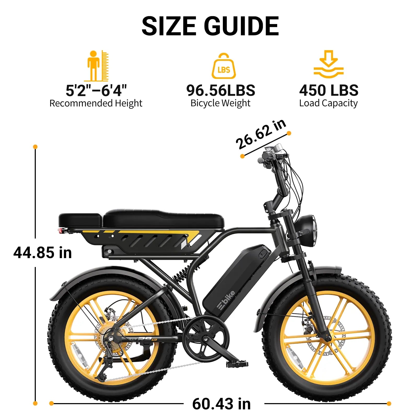 TST R9 1500W Full-Suspension Moped Style Electric Bike (2026 Model)