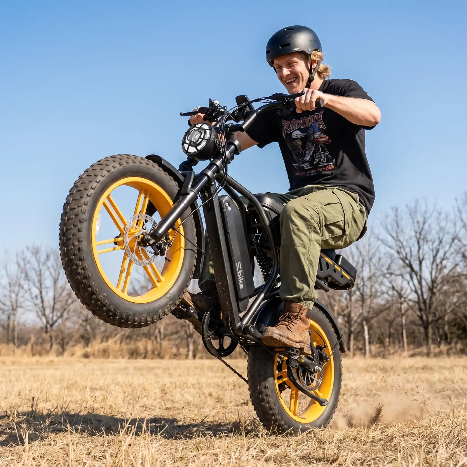 TST R9 1500W Full-Suspension Moped Style Electric Bike (2026 Model)