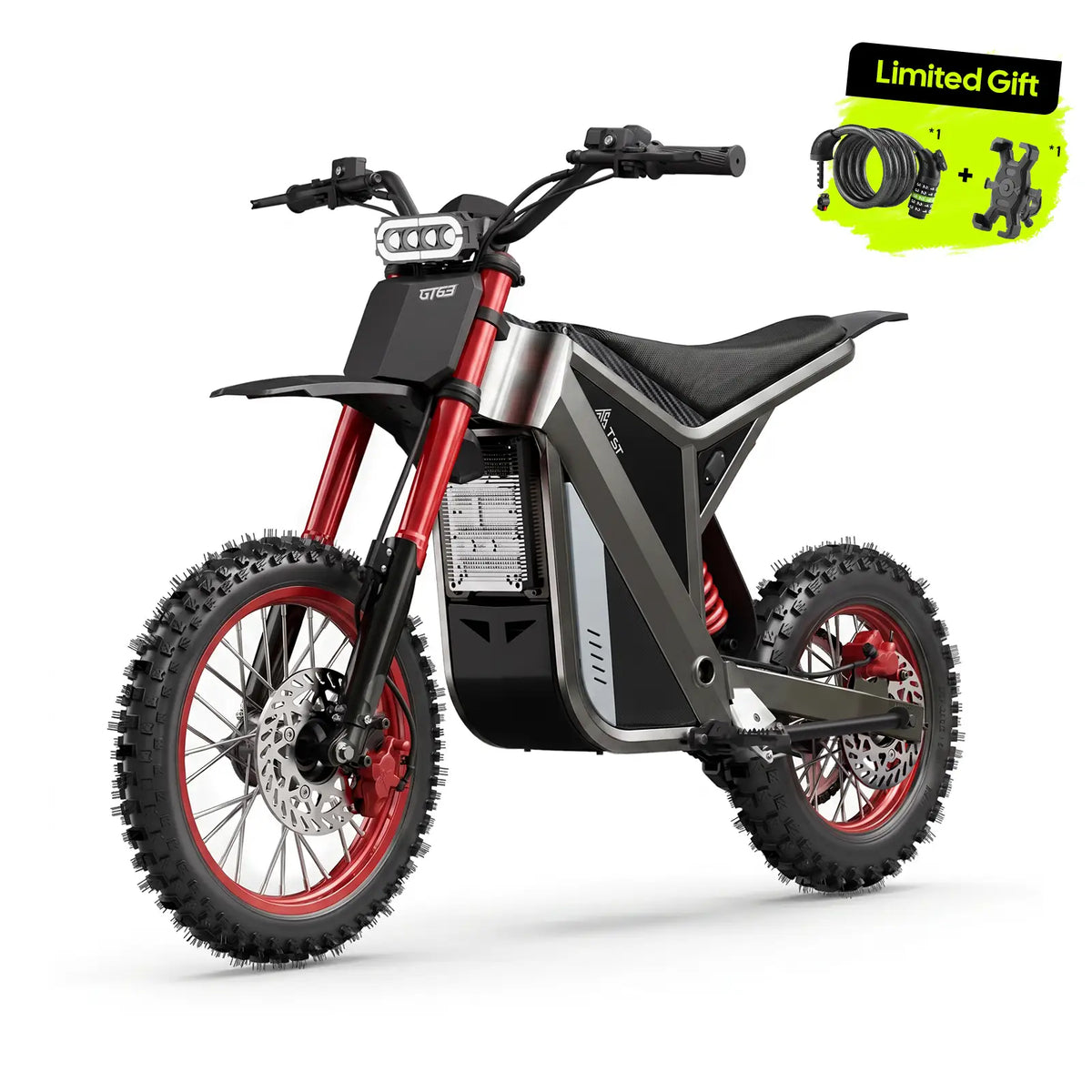 TST® GT63 2600W Electric Dirt Bike for Teens & Adults