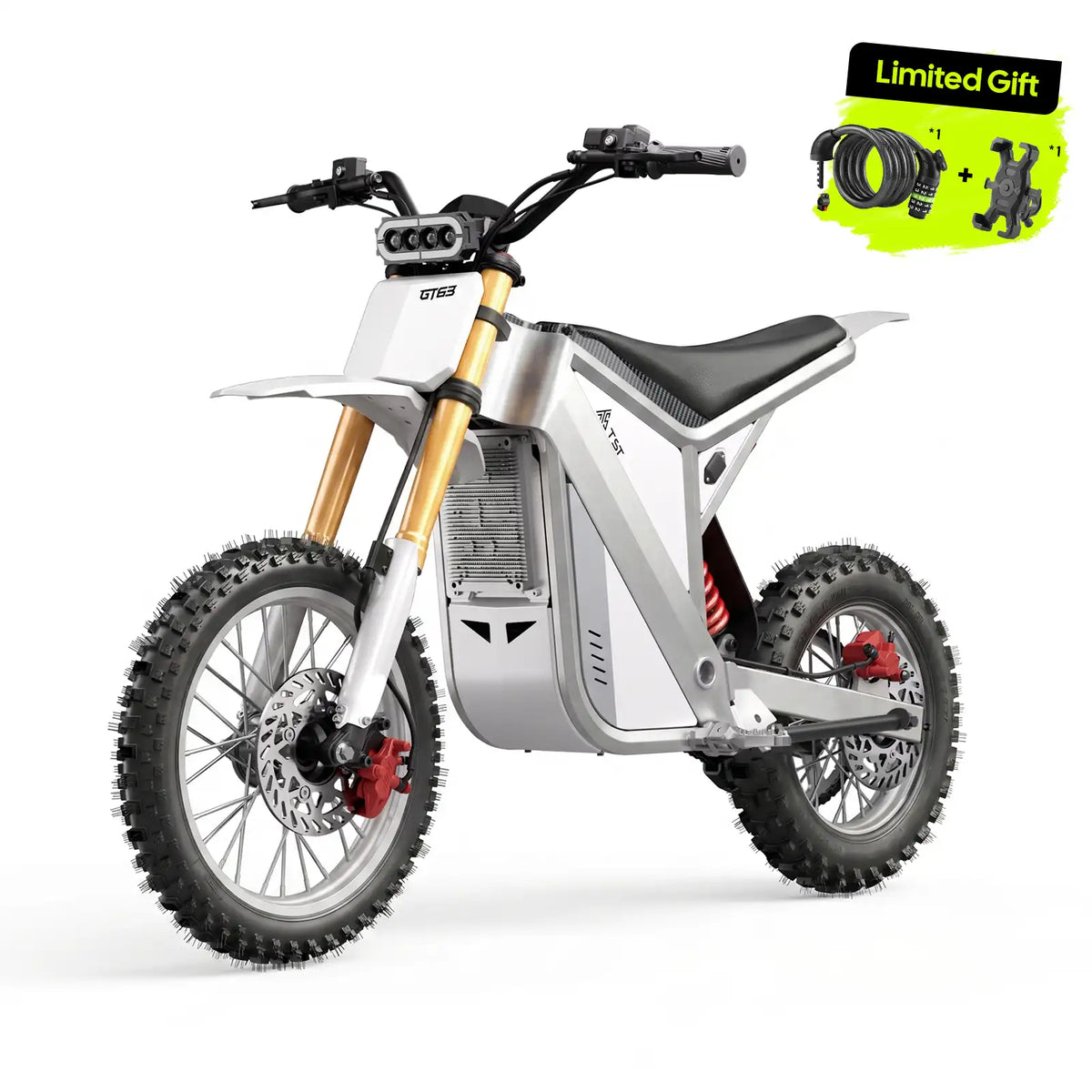 TST® GT63 2600W Electric Dirt Bike for Teens & Adults