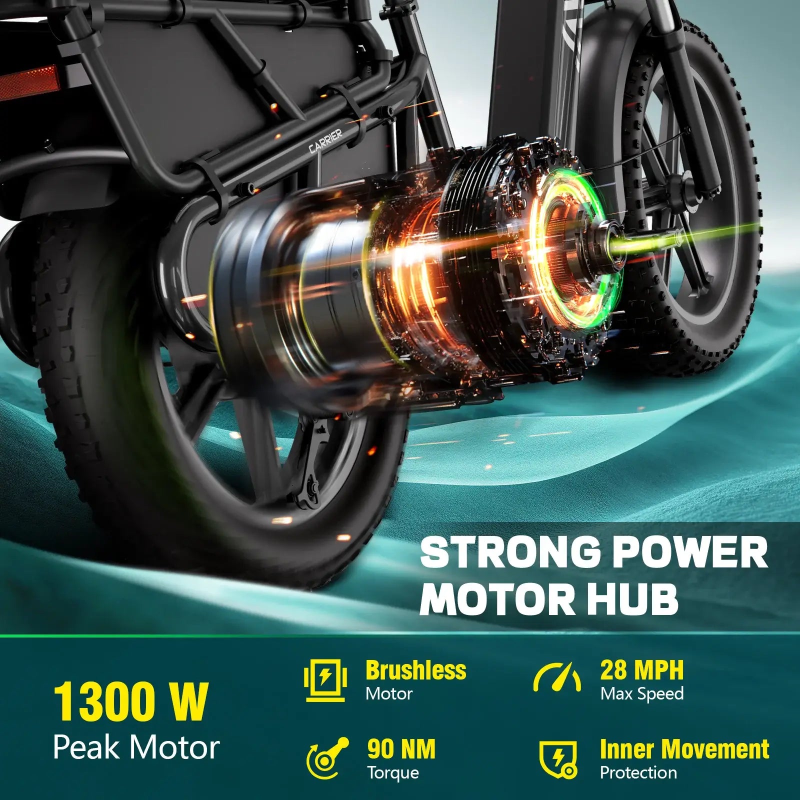 TST® Carrier 20'' Cargo Electric Bike