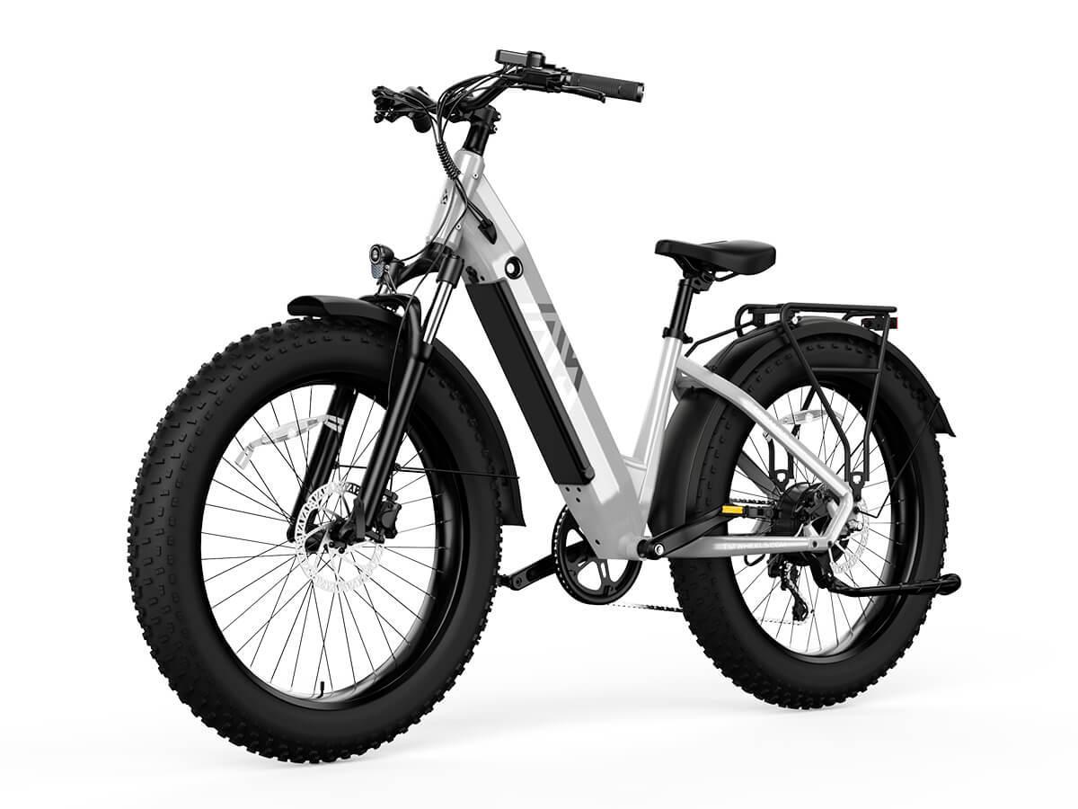 TST® Dreamer 26" Step-Thru Fat Tire Electric Bike-5