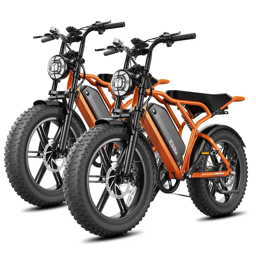 TST® Combo Sale R002 20" Full Suspension Moped-Style Ebike