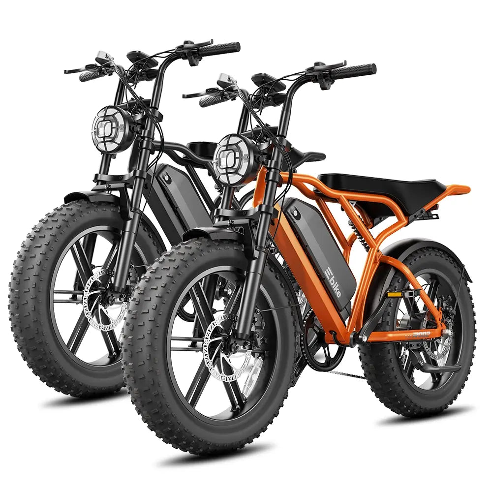 TST® Combo Sale R002 20" Full Suspension Moped-Style Ebike