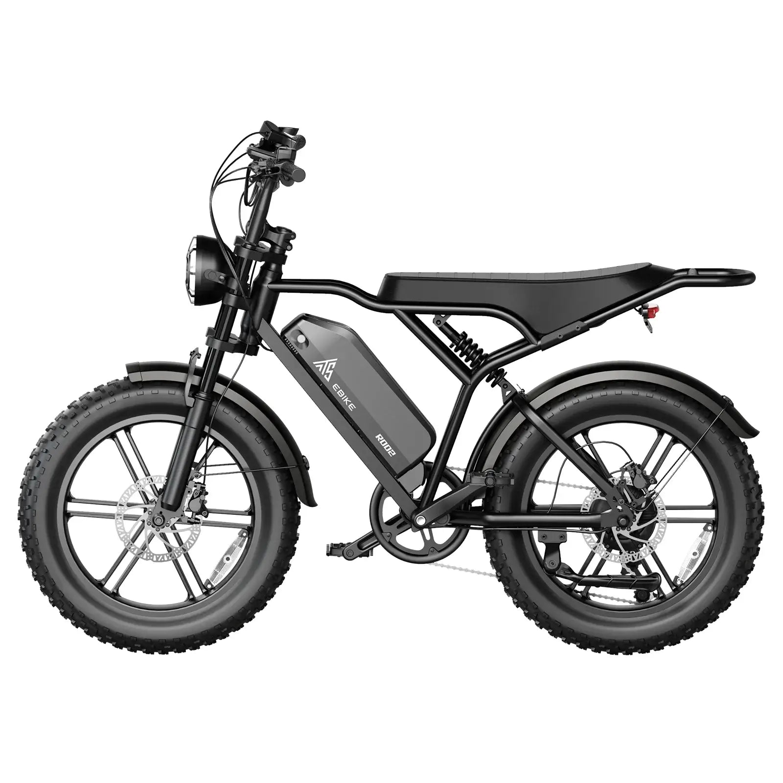 TST® R002 20'' 1500W Full Suspension Moped-style Electric Bike