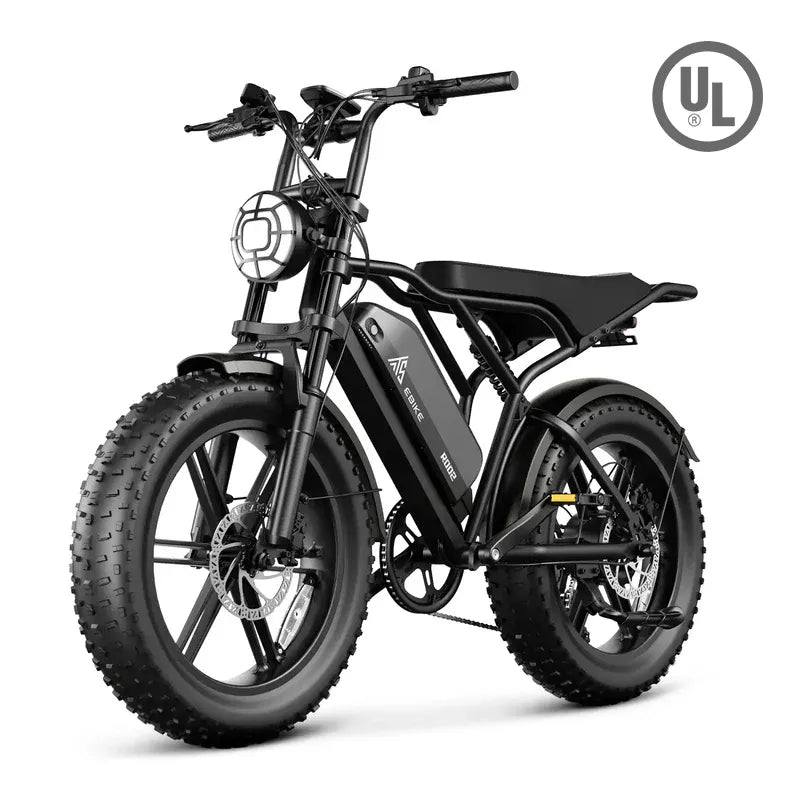 TST® R002 20'' 1500W Full Suspension Moped-style Electric Bike