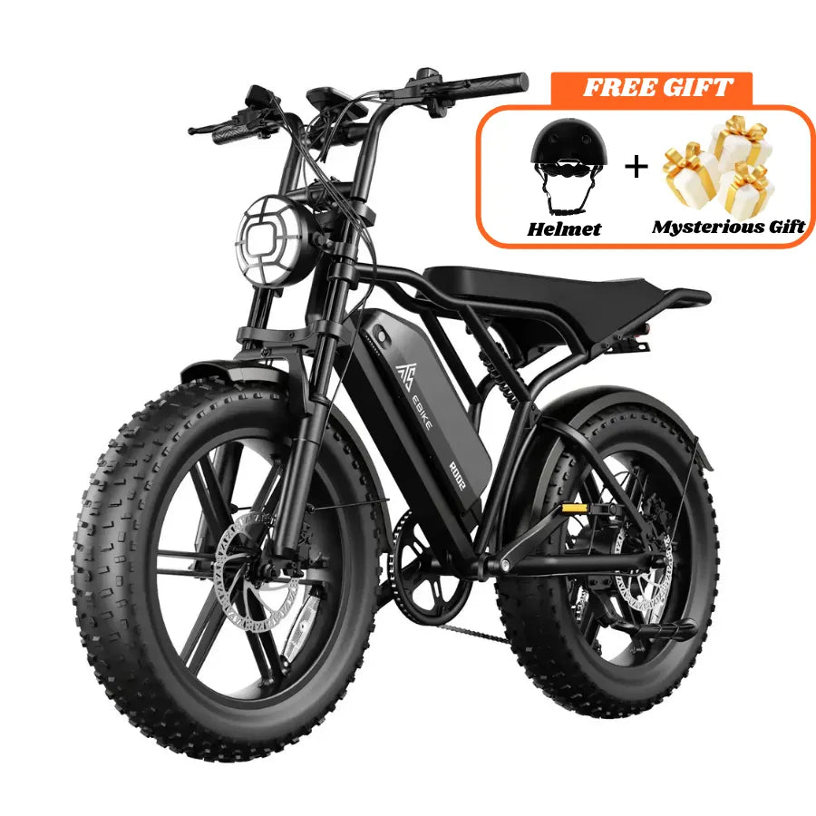 TST® R002 20'' 1500W Full Suspension Moped-style Electric Bike