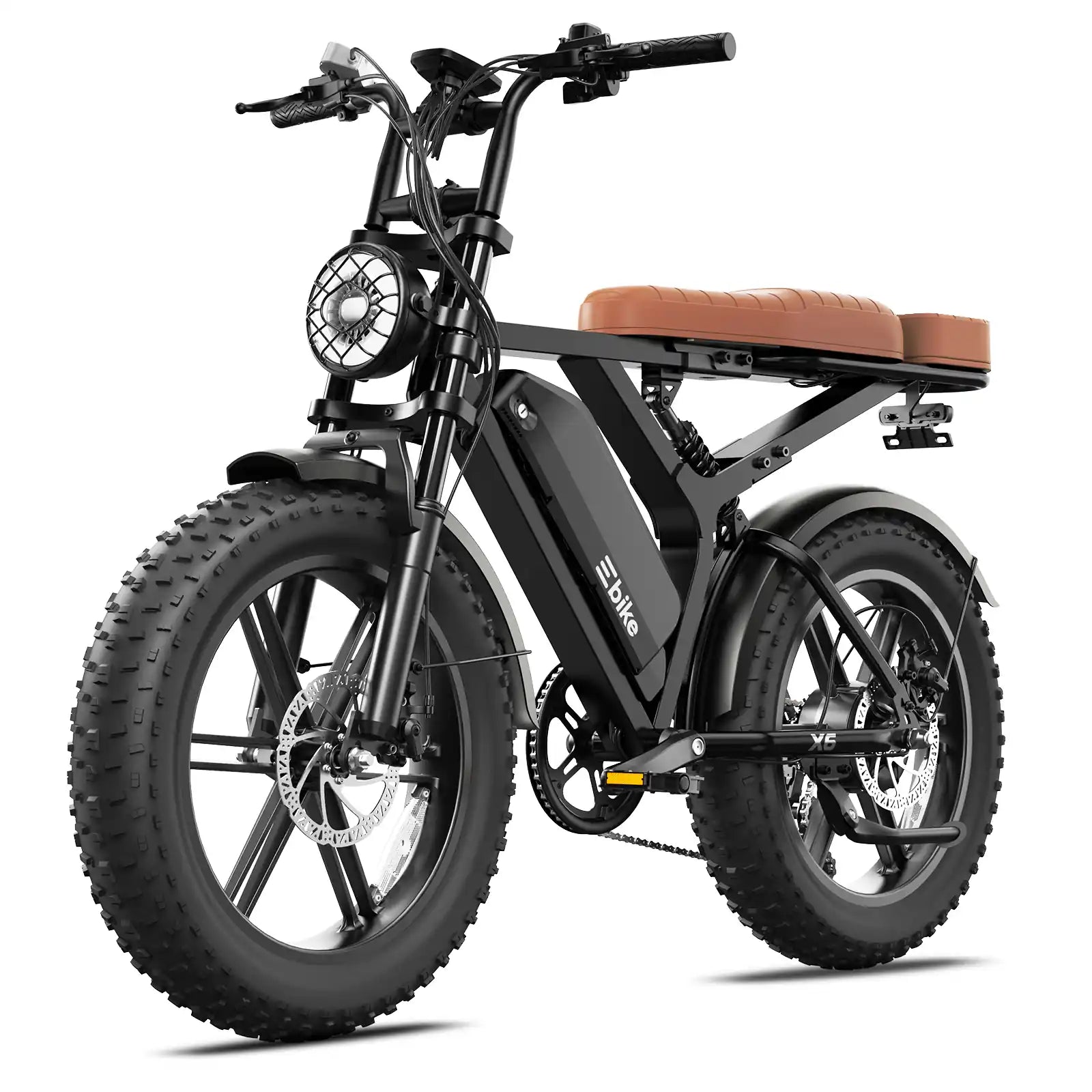 TST R9 1500W Full-Suspension Moped Style Electric Bike (2026 Model)