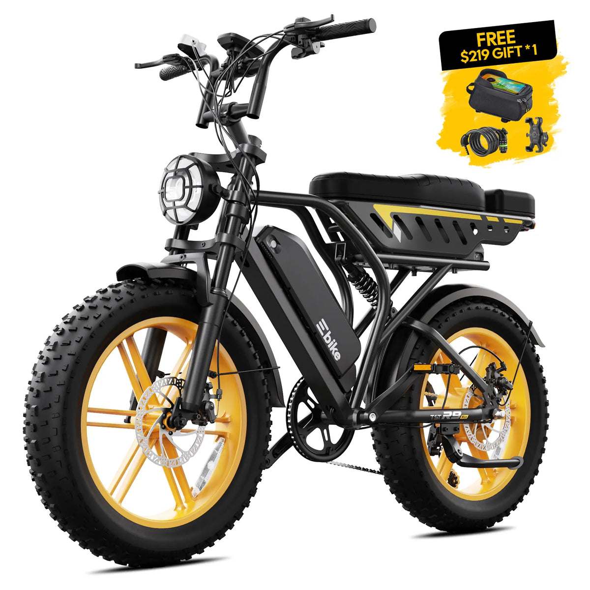 TST® R9  Long-Range  E-bike | max range 130 Miles