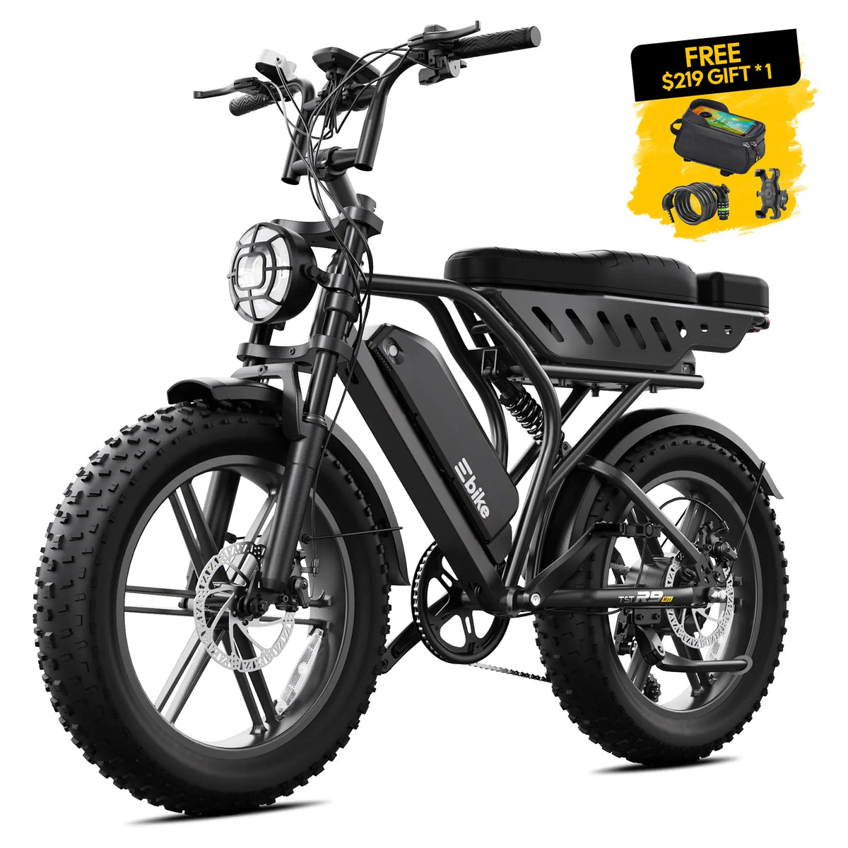 TST® R9  Long-Range  E-bike | max range 130 Miles