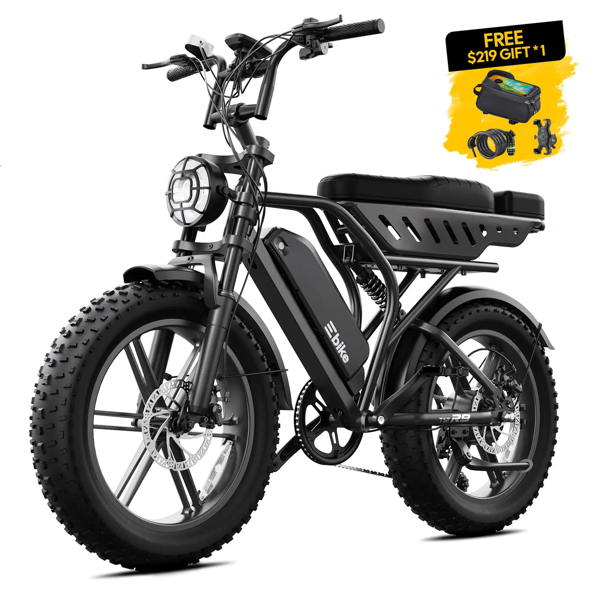 TST® R9  Long-Range  E-bike | max range 130 Miles